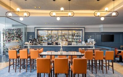 Dining area at DoubleTree By Hilton Brighton Metropole.