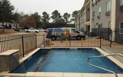Outdoor pool available at Super 8 Bedford DFW Airport West.  