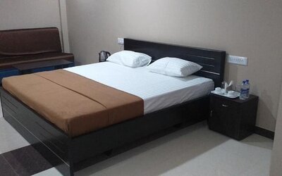 King room available at The Nisarga Grand.