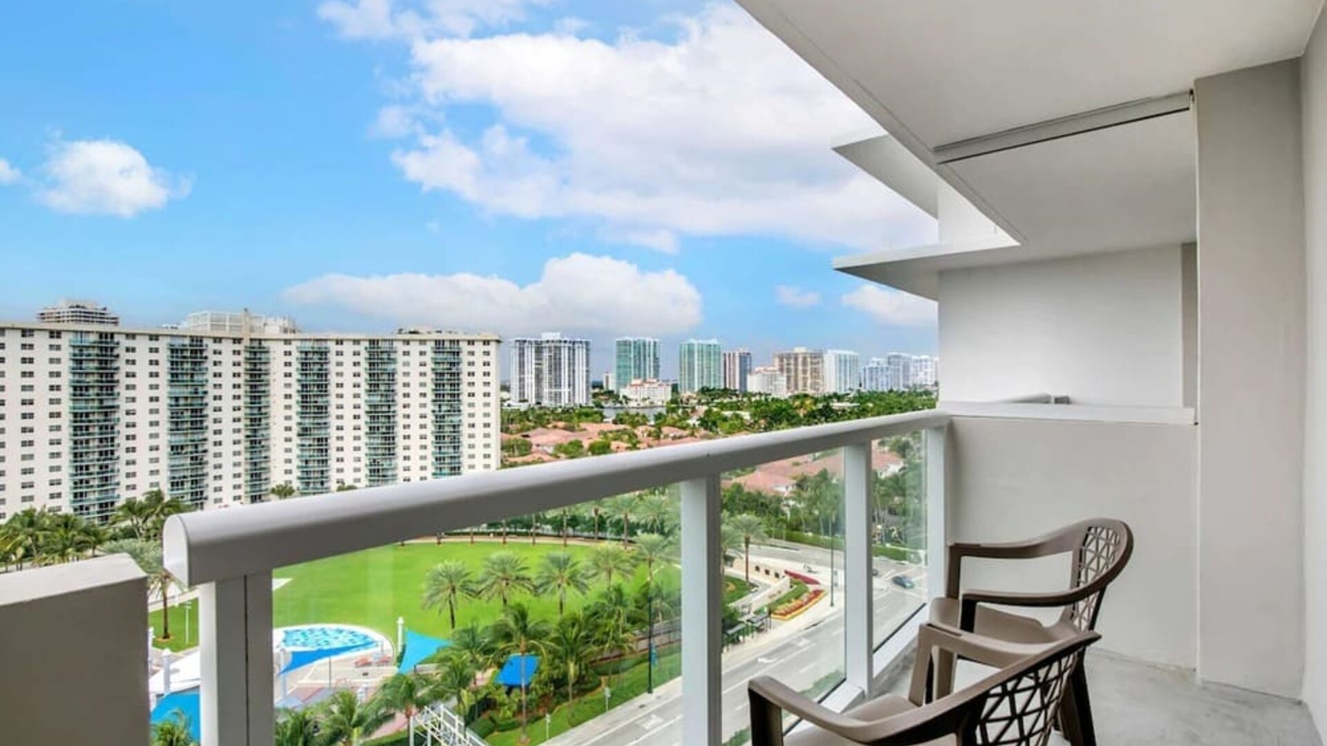 Day room with balcony at Ramada Plaza Marco Polo Beach Resort.