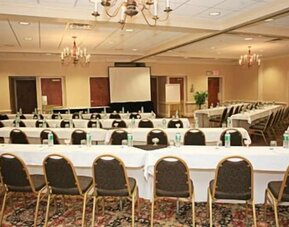 Flexible meeting and event space equipped for conferences, business functions, and special events at Sturbridge Host Hotel.