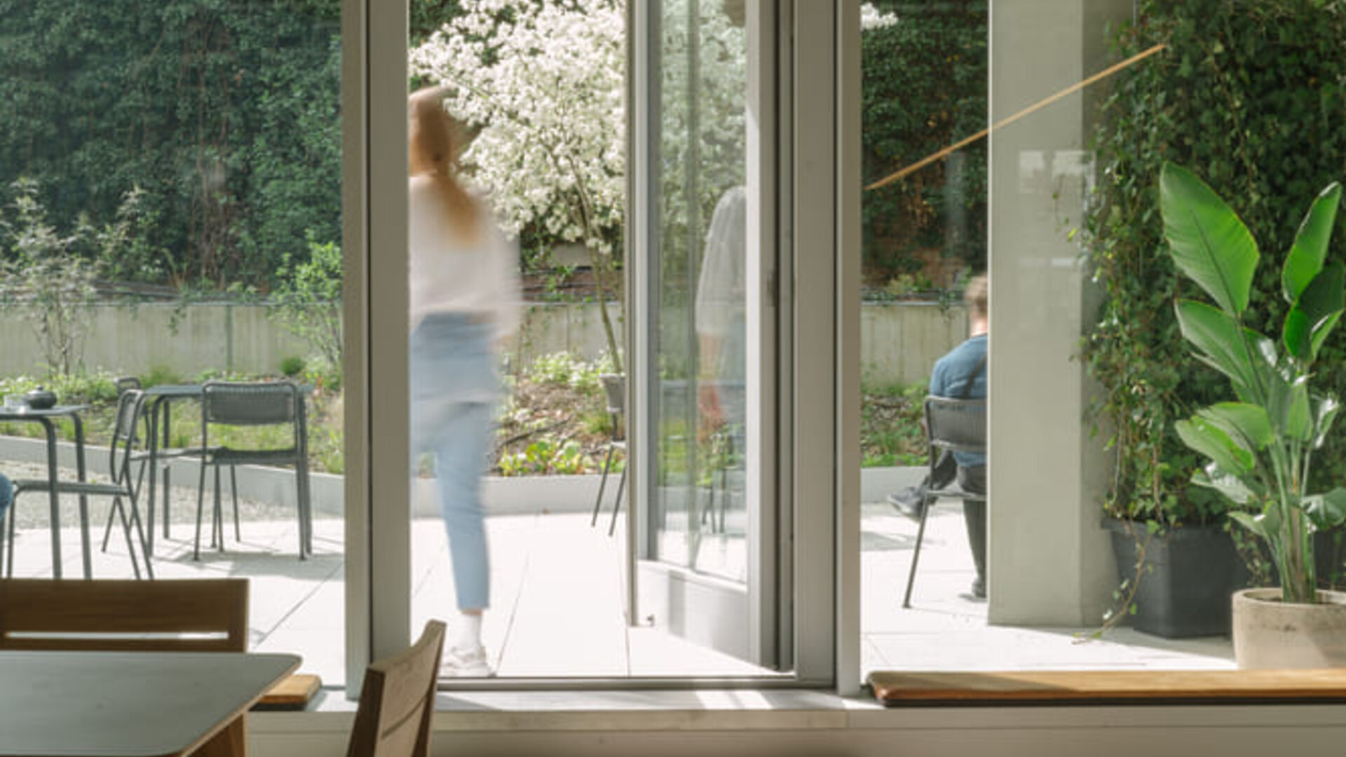 Cafe at Wilmina Hotel.