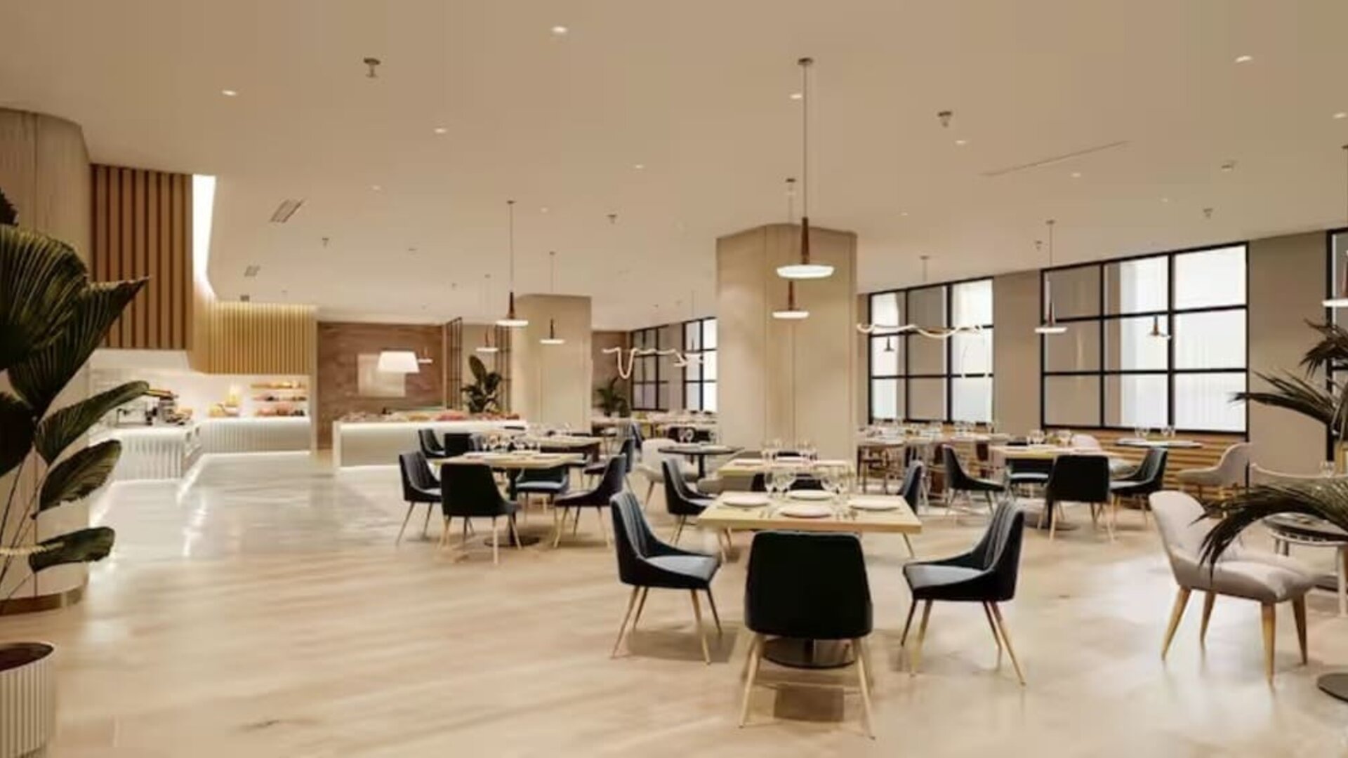 Dining room at Hilton Garden Inn Termez Ayritom.