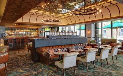 Cocktail bar at Hilton London Bankside.