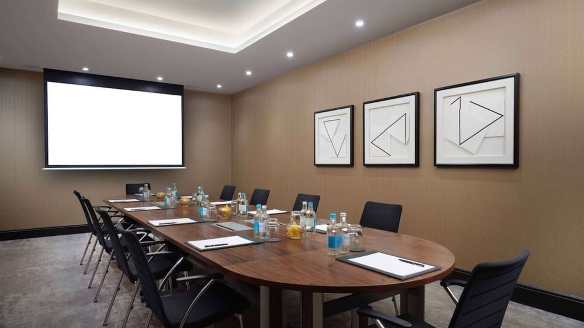 Professional meeting room at Hilton London Bankside.