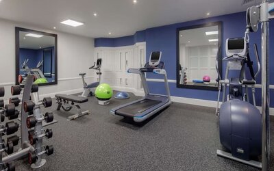 Fitness center available at  Hilton London Euston. 