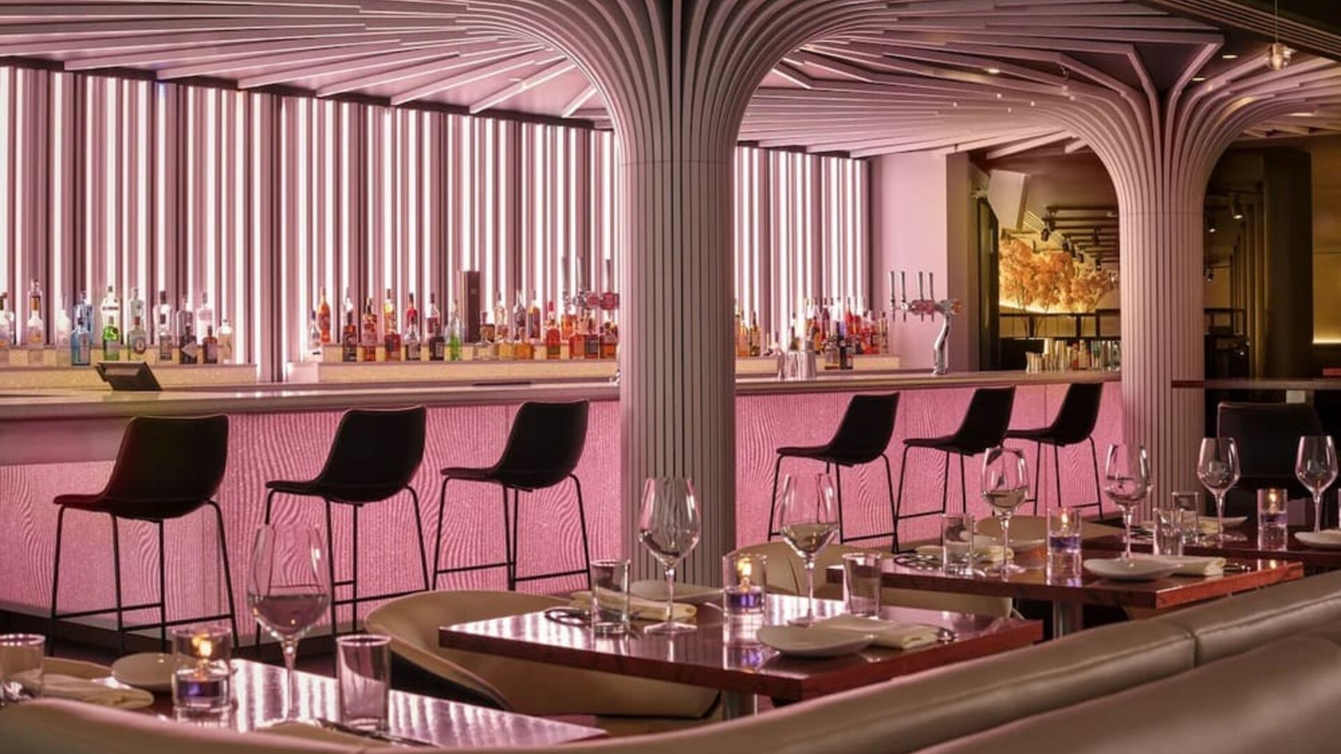 Hotel bar at The Westminster London, Curio Collection By Hilton.  