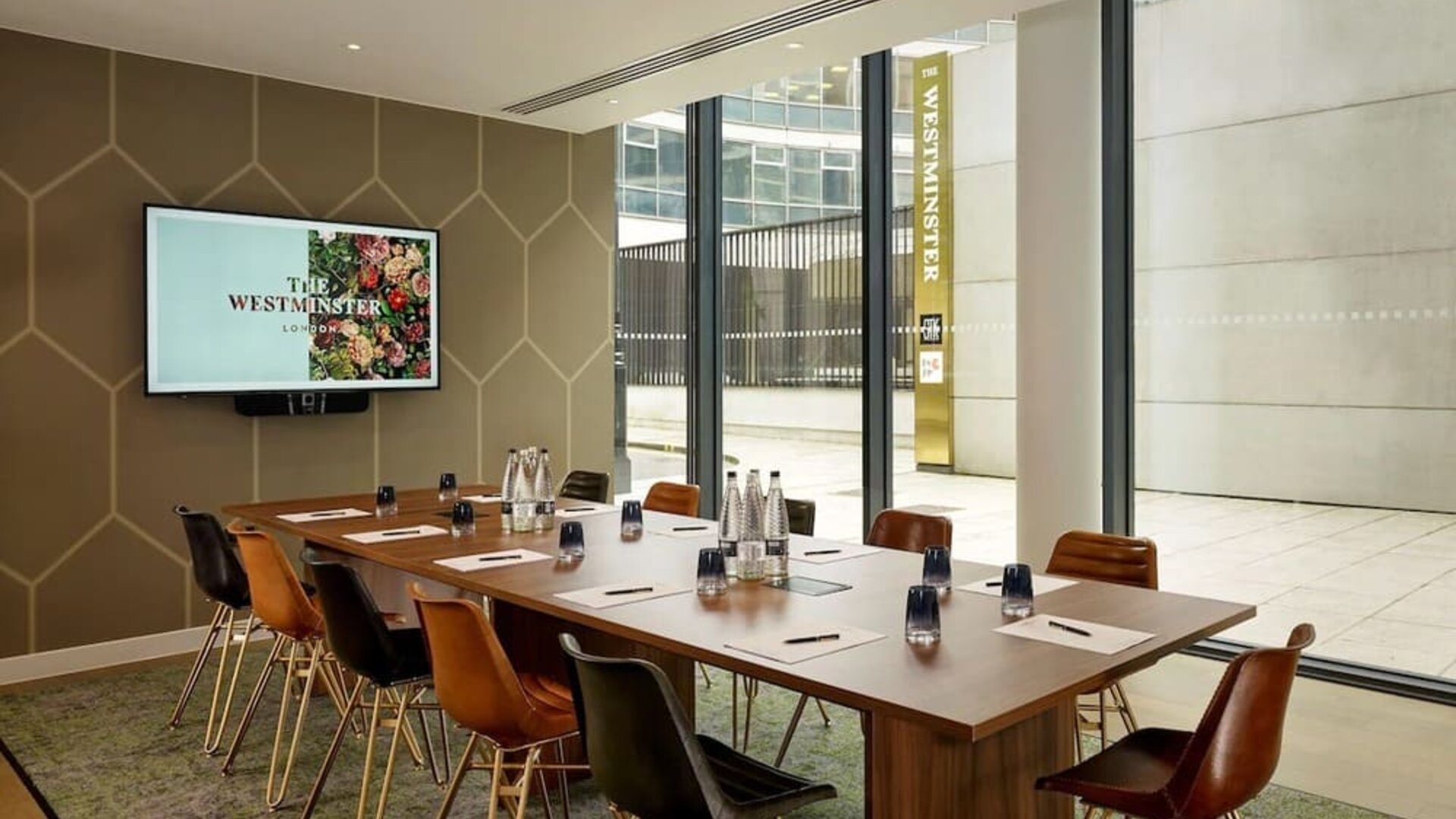 Professional meeting room at The Westminster London, Curio Collection By Hilton.