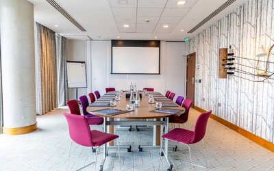 Professional meeting room at Hilton Bournemouth.  