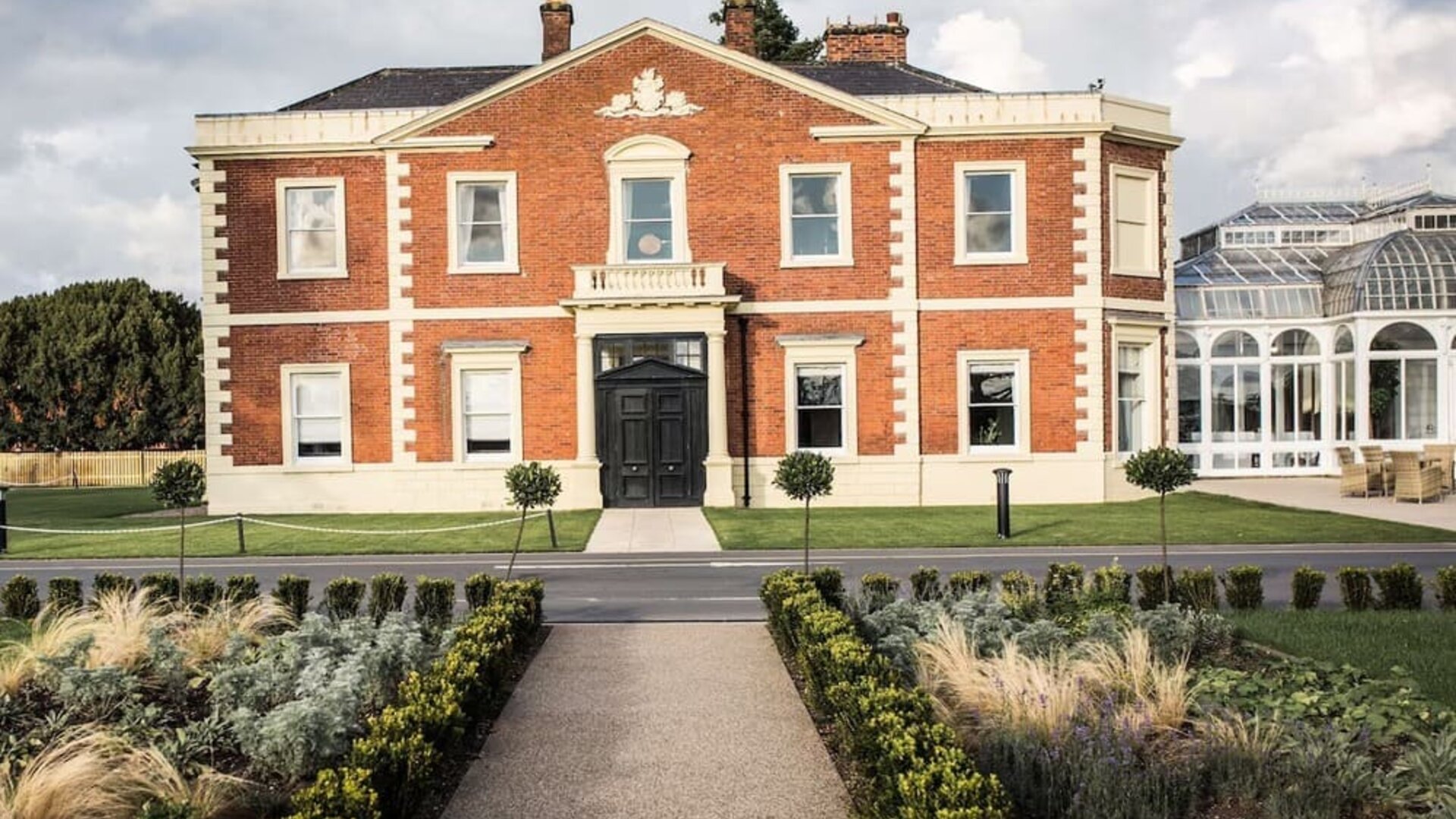 Hotel exterior at DoubleTree By Hilton Hotel & Spa Chester.
