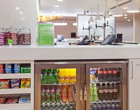 Convenience store at Hampton By Hilton London Gatwick Airport.