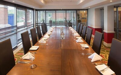 Professional meeting room at Hilton Leicester.