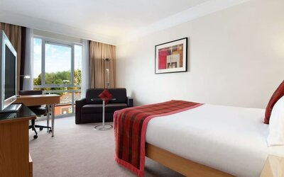 Day use room at Hilton Leicester.