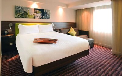 Day use room with natural light at Hampton By Hilton Birmingham Broad Street.