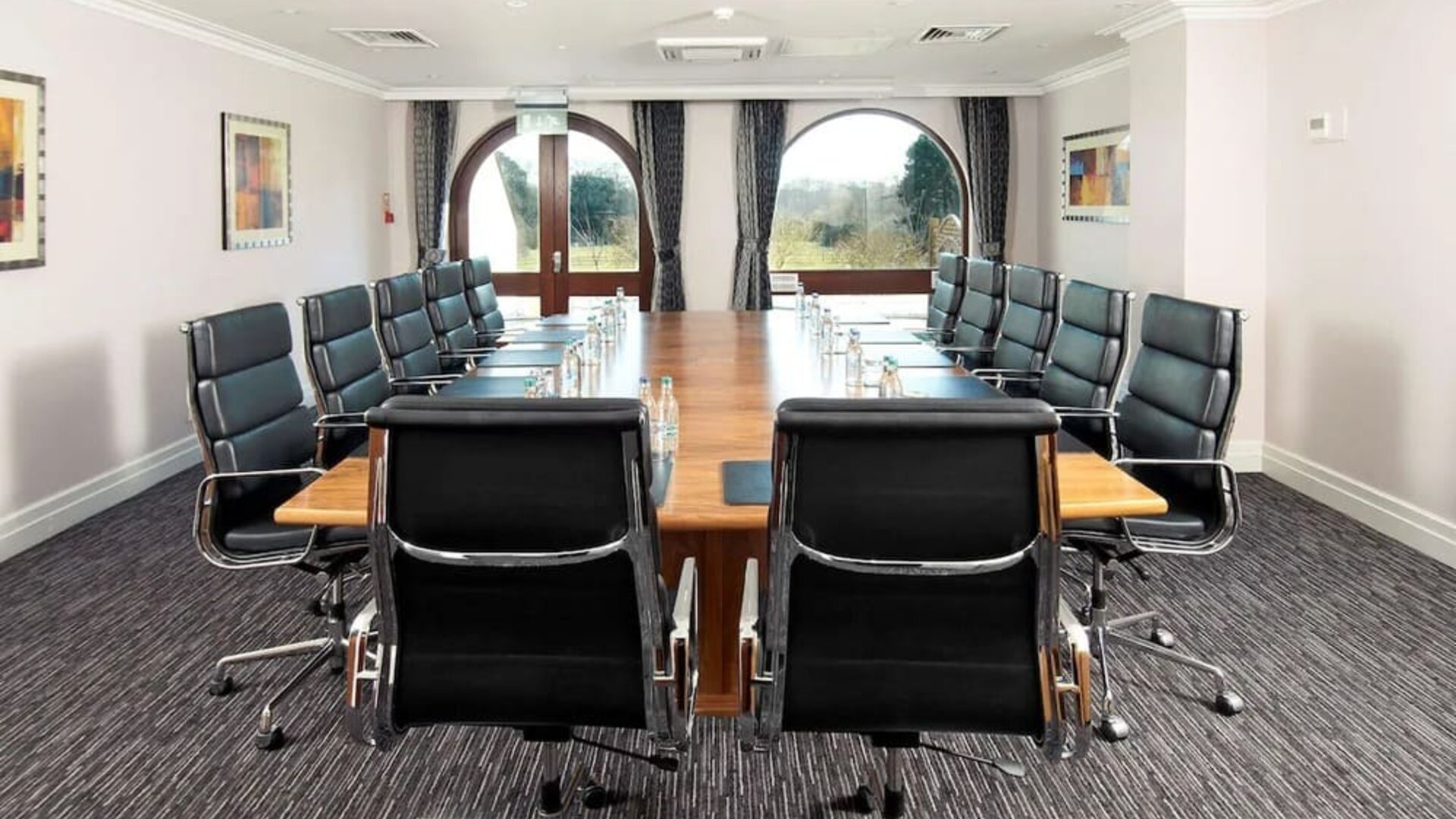 Professional meeting room at Hilton Cobham.