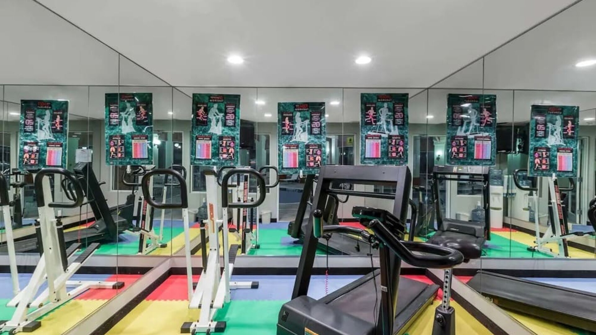 Fitness center at Baymont By Wyndham Pella.