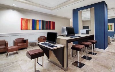 Business center available at DoubleTree By Hilton Sunrise.