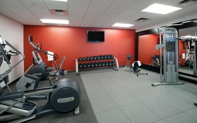Fitness center available at DoubleTree By Hilton Sunrise.