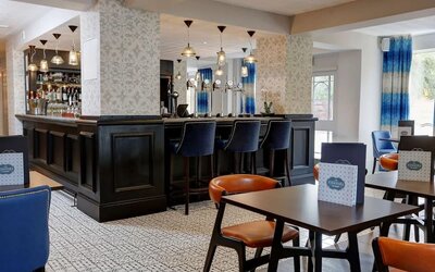 Hotel bar at DoubleTree By Hilton York.