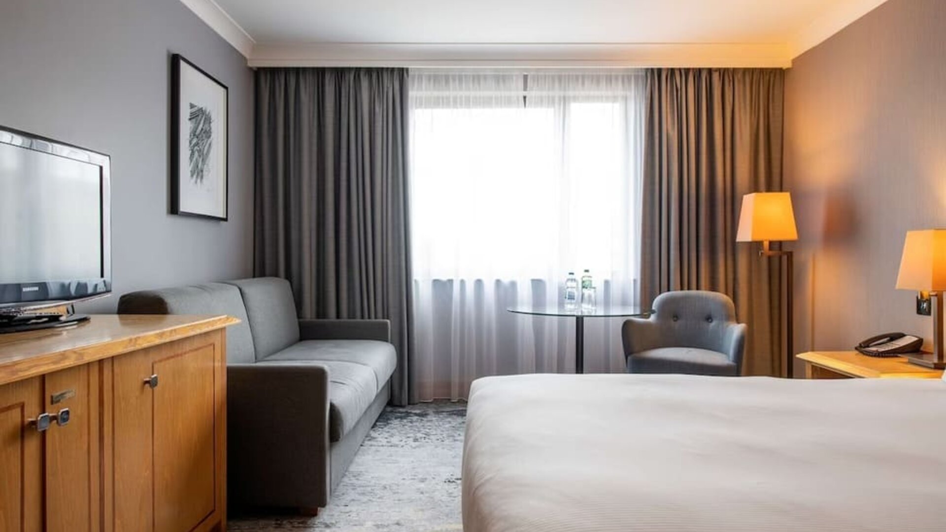 Day use room with natural light at DoubleTree by Hilton Swindon.  