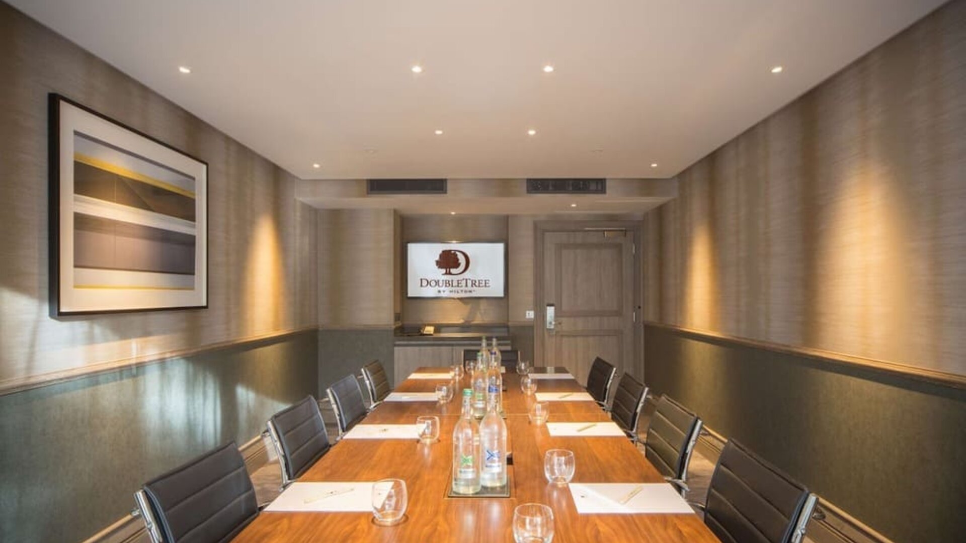 Professional meeting room at DoubleTree by Hilton London Kingston upon Thames.