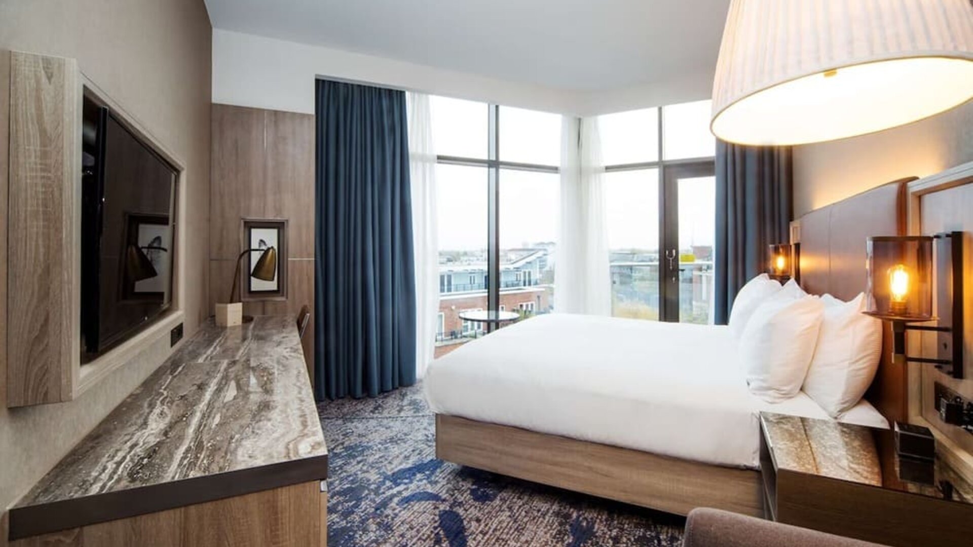 Day use room with city view at DoubleTree by Hilton London Kingston upon Thames.