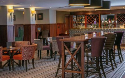 Hotel bar at DoubleTree By Hilton Stratford-upon-Avon.