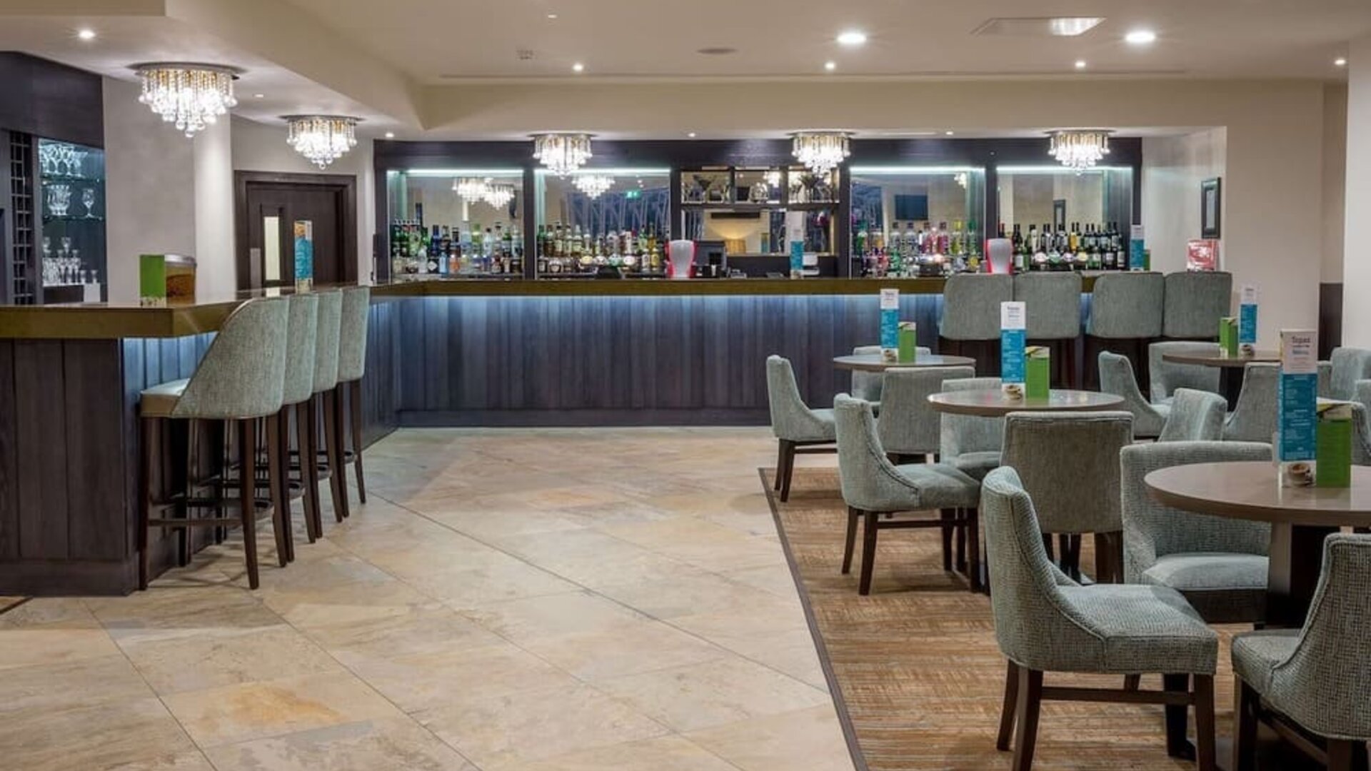 Hotel bar at DoubleTree By Hilton Nottingham - Gateway. 