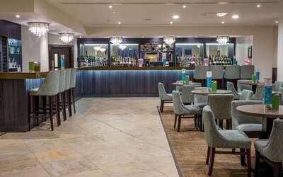 Hotel bar at DoubleTree By Hilton Nottingham - Gateway. 