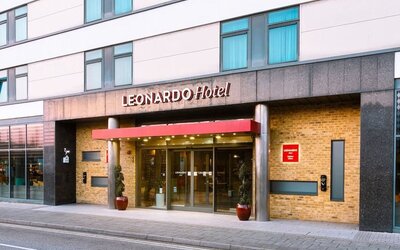 Hotel exterior at Leonardo Hotel Brighton.
