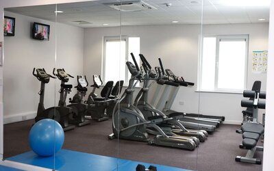 Fitness center available at Leonardo Hotel Derby. 