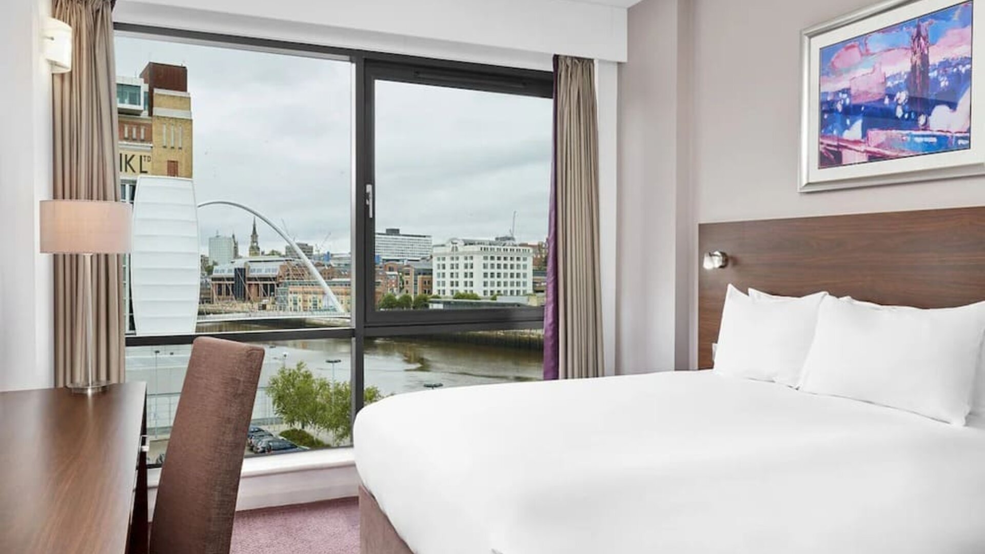 Day use room with natural light at Leonardo Hotel Newcastle Quayside.