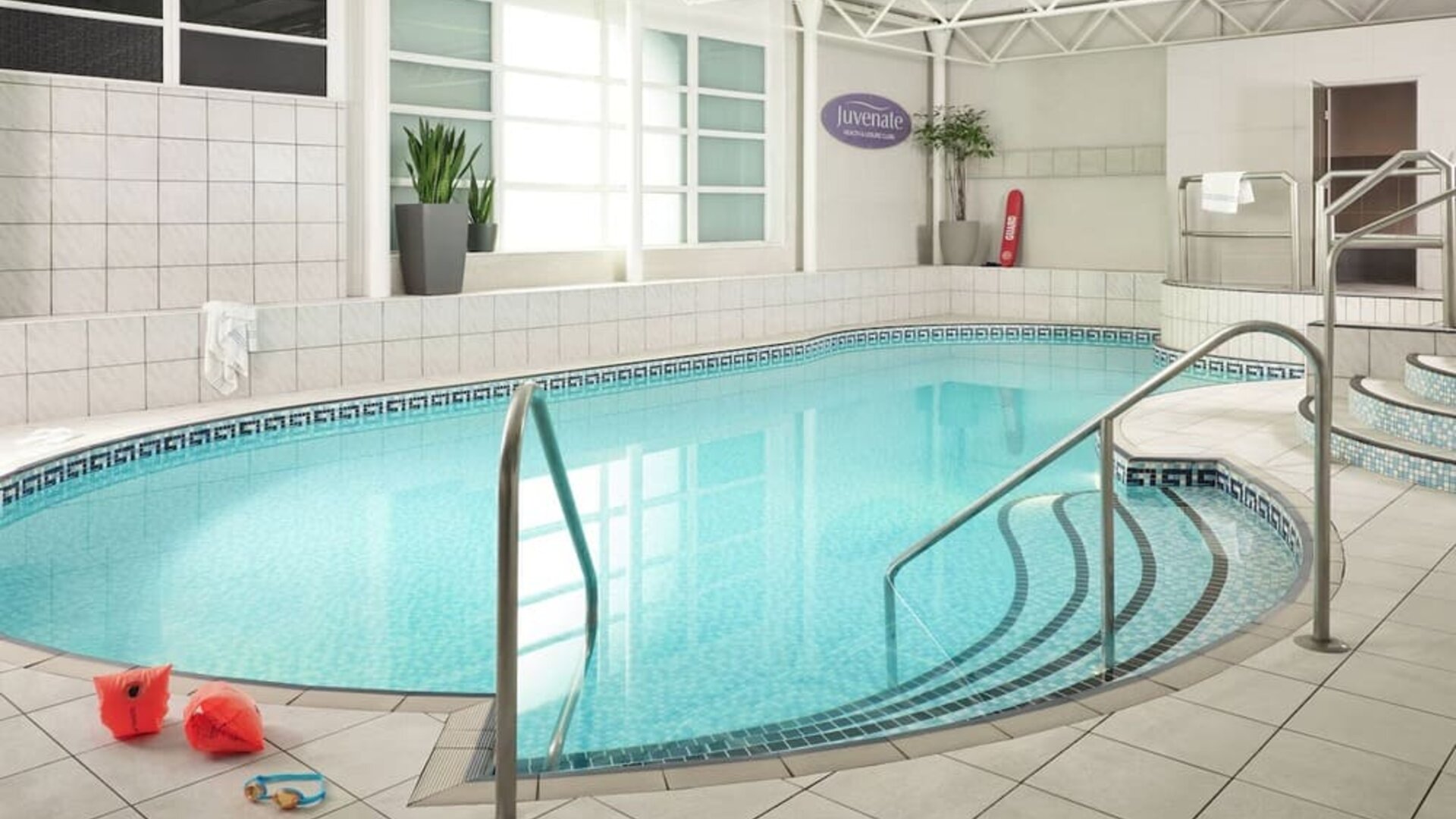 Refreshing indoor pool at Leonardo Royal Hotel Oxford.
