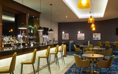 Hotel bar at Leonardo Hotel Middlesbrough.