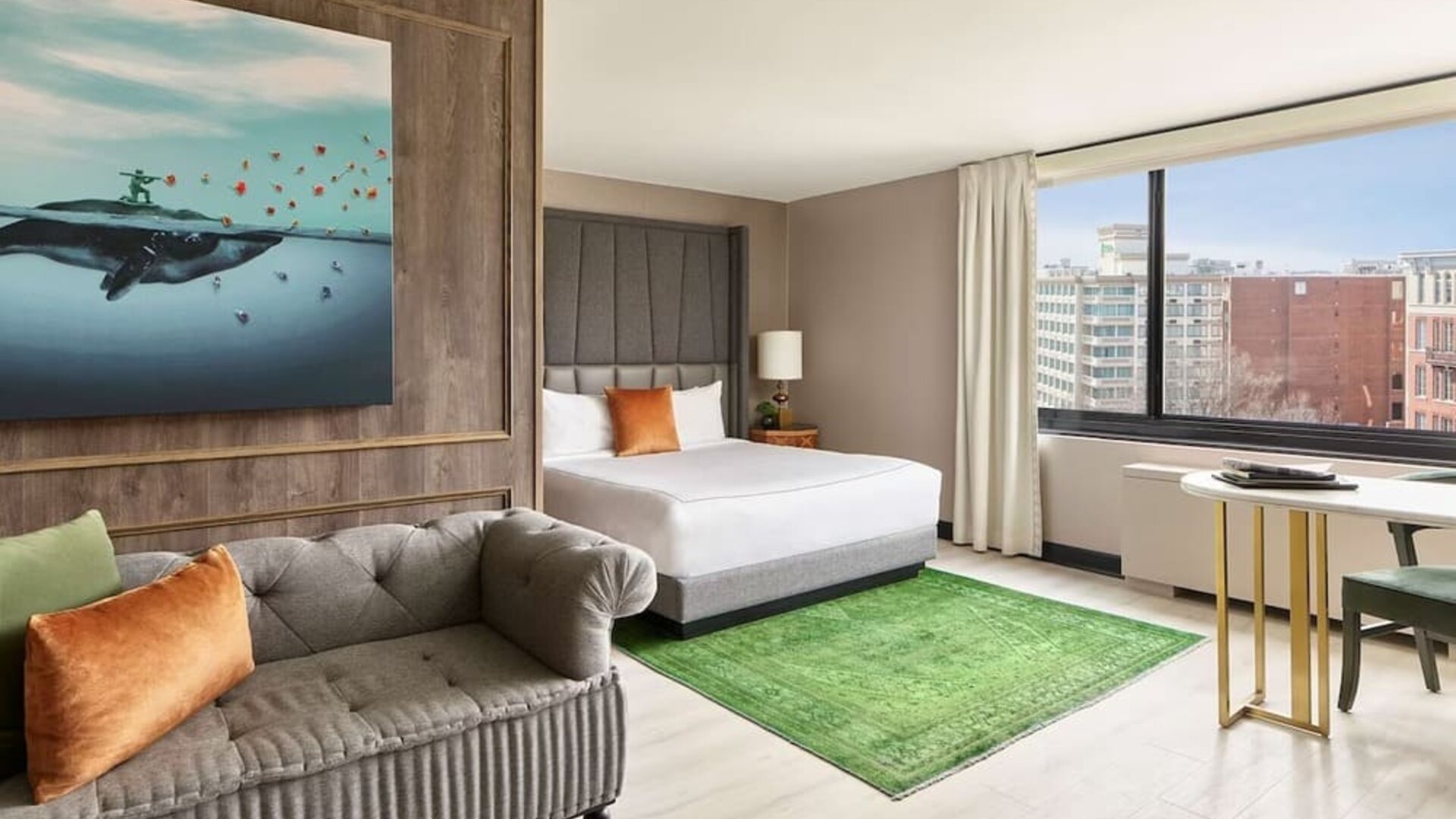 Spacious king suite at Viceroy Washington DC.