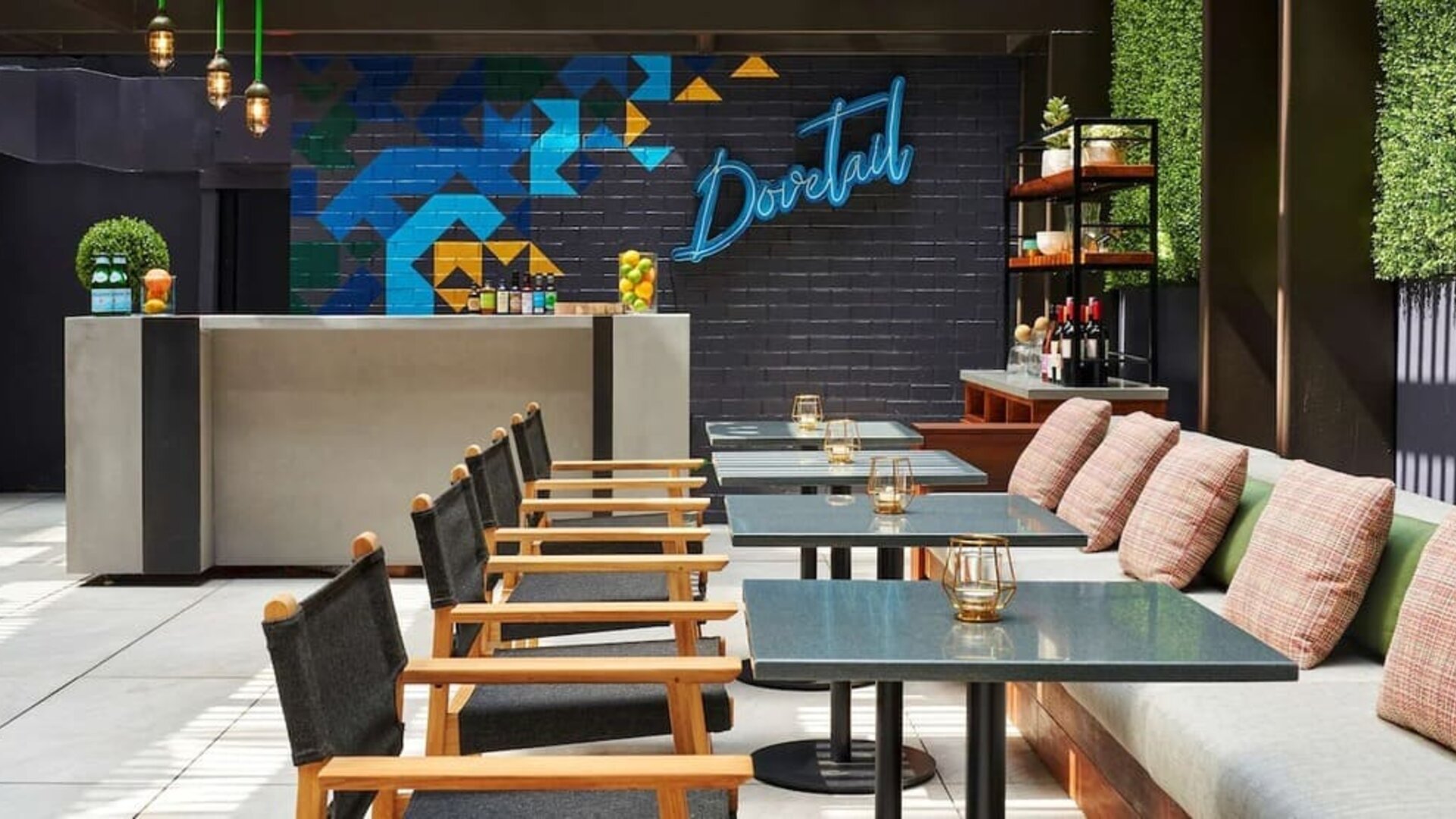 Dining area at Viceroy Washington DC.