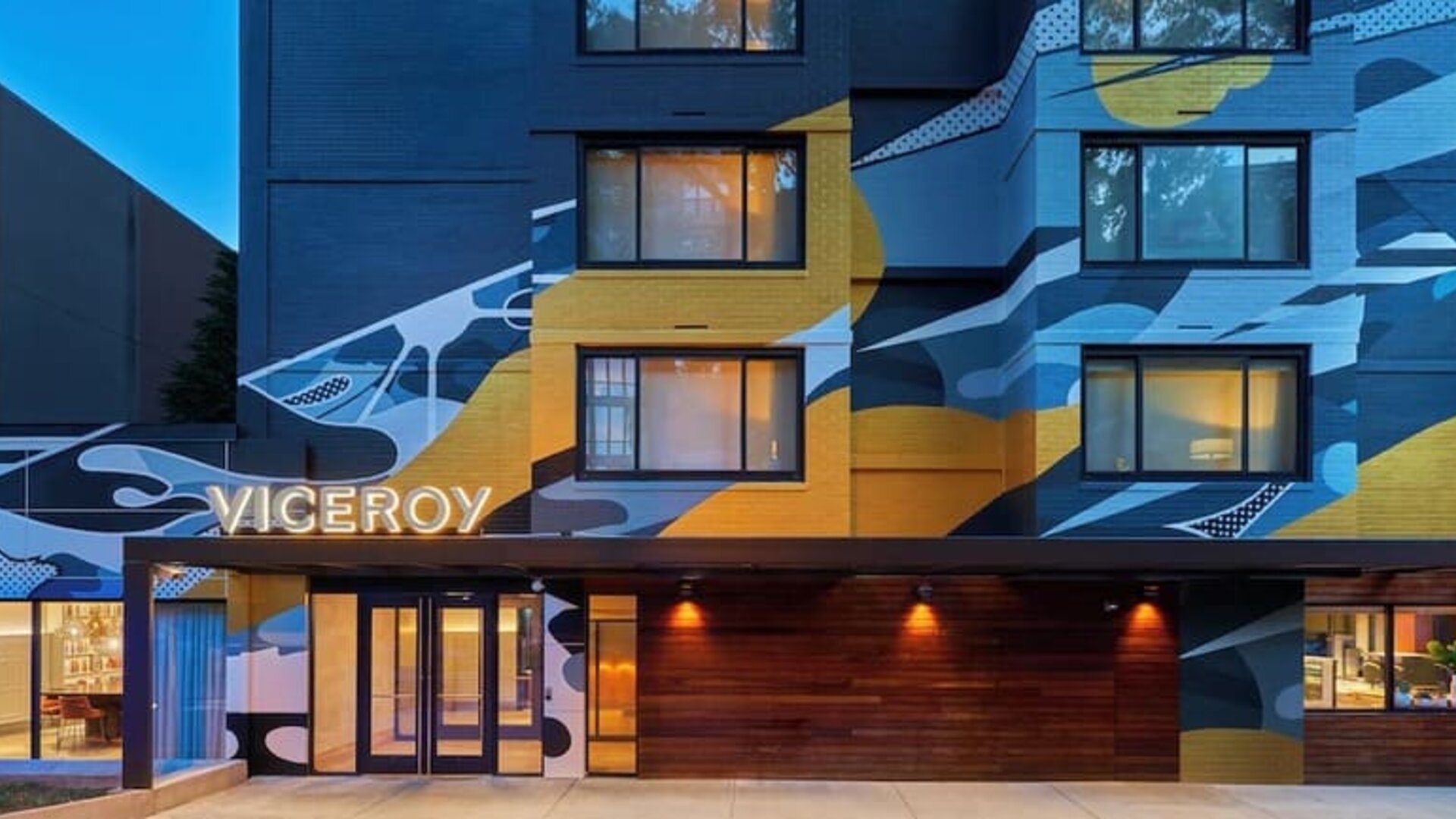 Hotel exterior at Viceroy Washington DC.