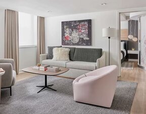 King suite at Hotel Zena Washington DC.