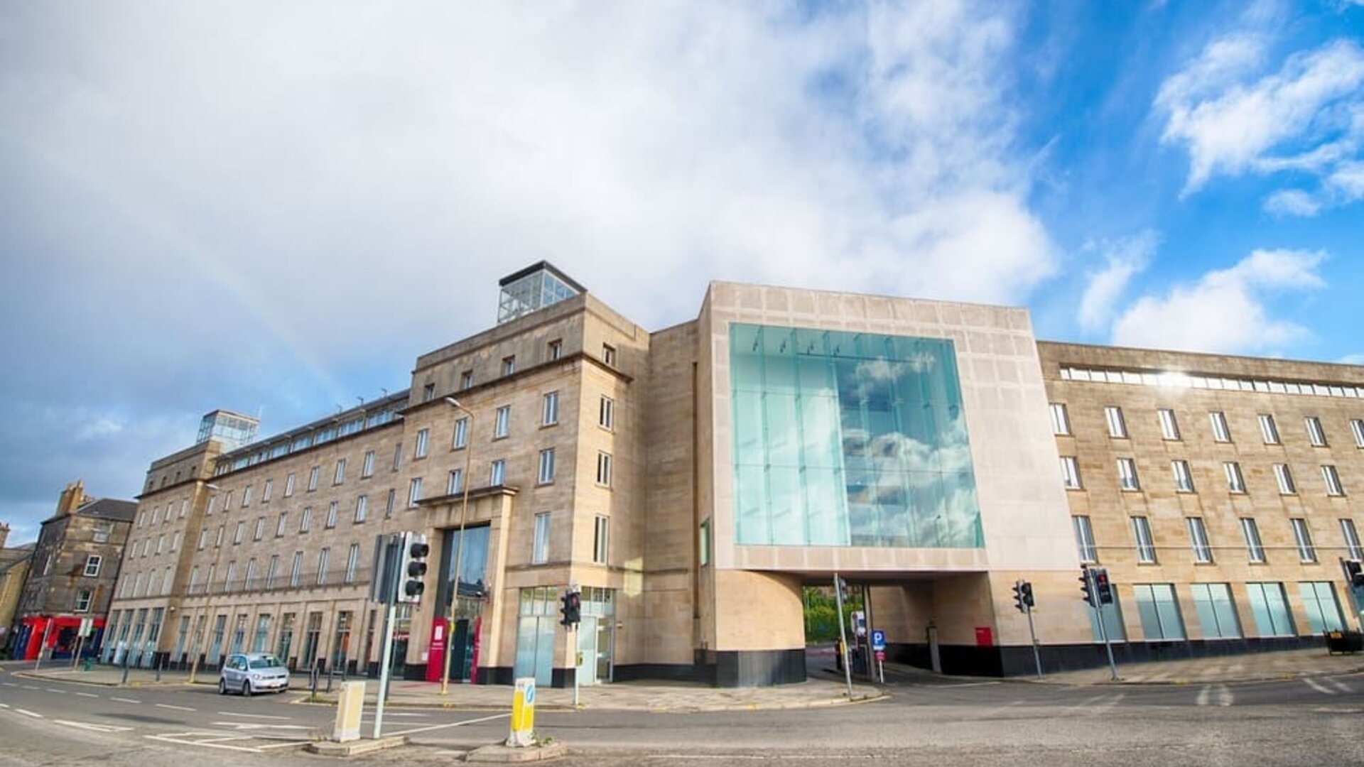 Hotel exterior at Leonardo Royal Hotel Edinburgh Haymarket. 