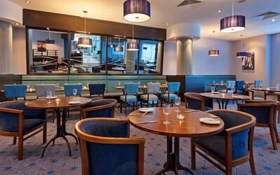 Coworking and dining at Leonardo Hotel Plymouth.