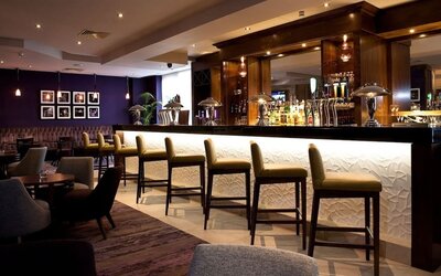 Hotel bar at Leonardo Hotel Dublin Parnell Street.