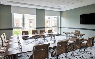 Meeting room at Leonardo Hotel Dublin Parnell Street.