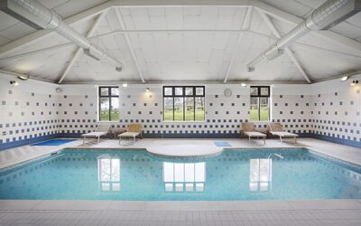 Indoor pool at Leonardo Hotel East Midland Airport.