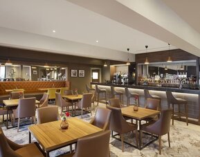 Dining area at Leonardo Hotel East Midland Airport.