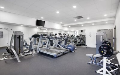 Fitness center at Leonardo Hotel East Midland Airport.