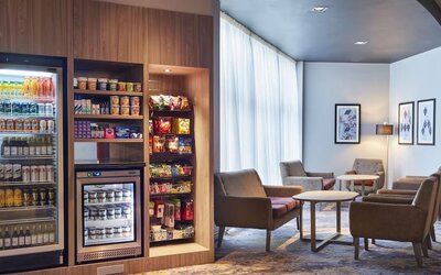 Snack bar at Leonardo Hotel Nottingham.