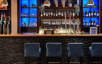 Hotel bar at Leonardo Hotel Newcastle.