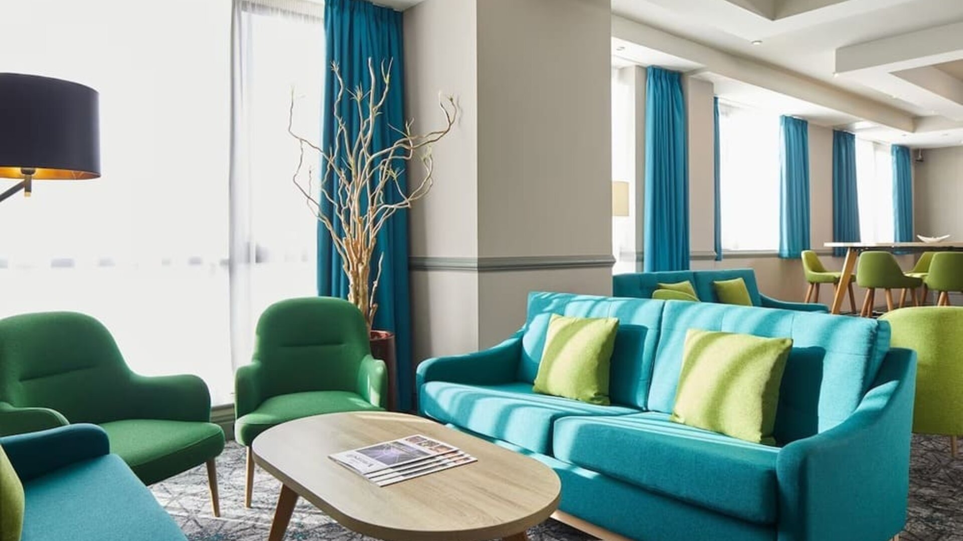 Lounge seating at Leonardo Hotel Newcastle.