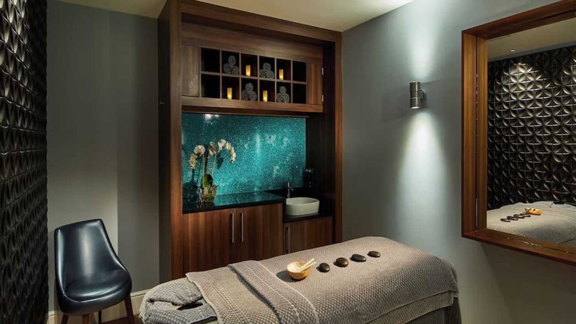 Massage and body treatment bed at The Midland - A Leonardo Royal Hotel.