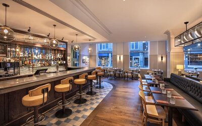Dining room at Leonardo Hotel Cardiff.